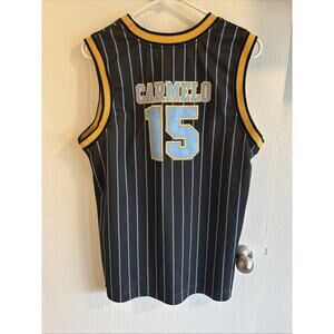 Air Jordan Carmelo Anthony #15 pinstripe basketball jersey Size XL